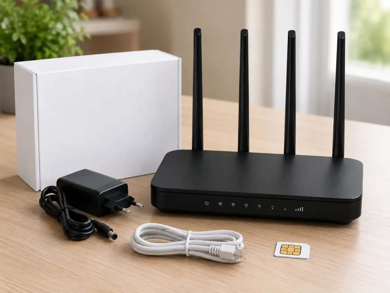 Подключение SIM-карты в 4G роутер