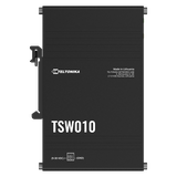 Teltonika TSW010 — вид корпуса с креплением на DIN-рейку