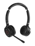 Bluetooth-гарнитура VT VT9800 BT Duo: два наушника и полный вид микрофонной штанги