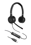 VTX200 Pro UNC-D Duo USB04-C/A: гарнитура, контроллер и разъёмы — общий вид подключения