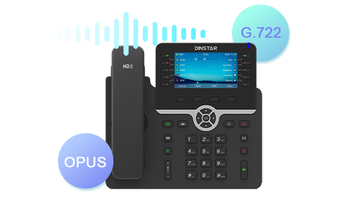 Dinstar IP телефон кодеки