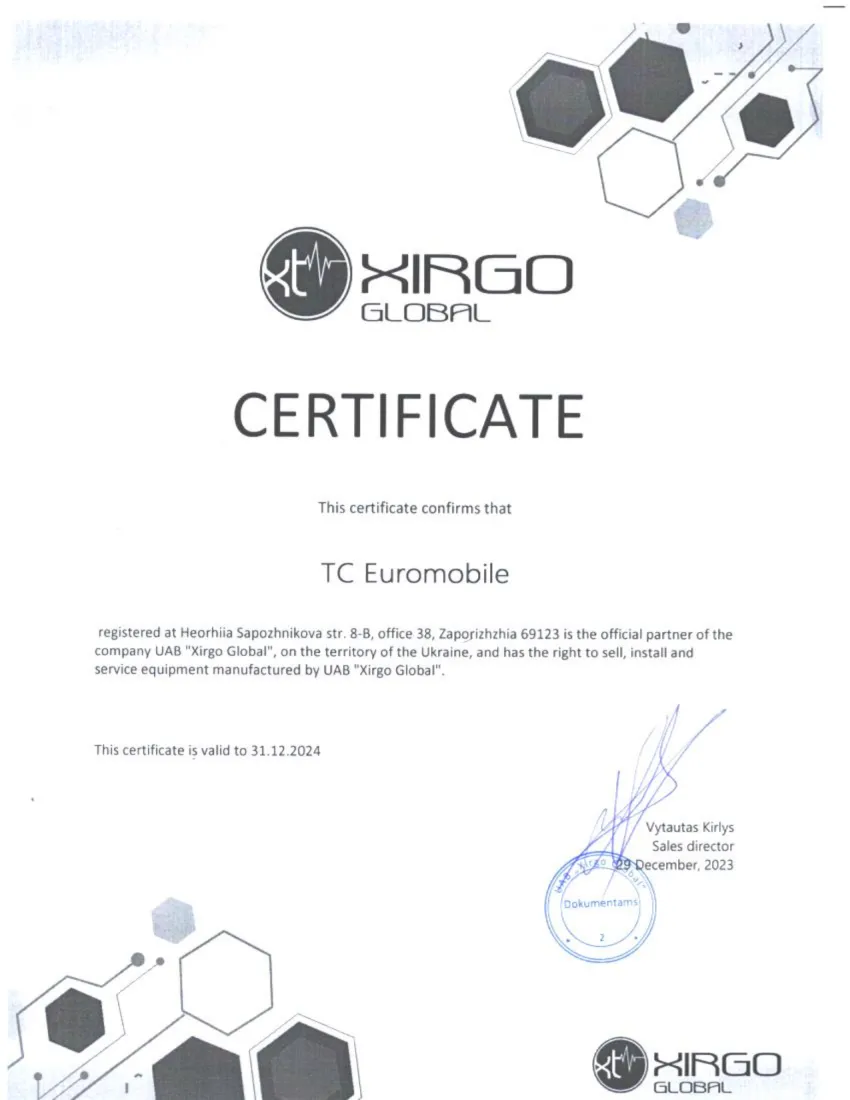 sertificate