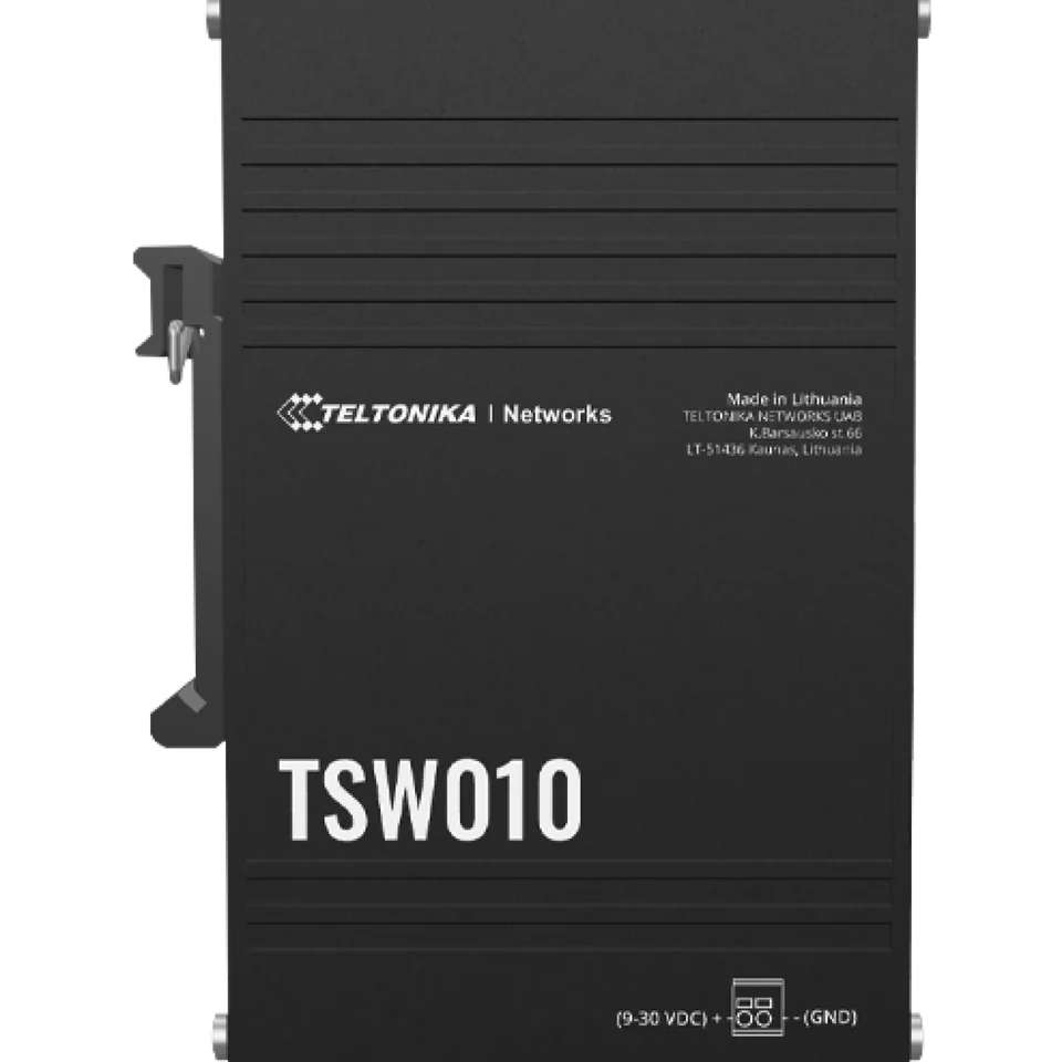 Teltonika TSW010 – общий вид промышленного Ethernet-коммутатора