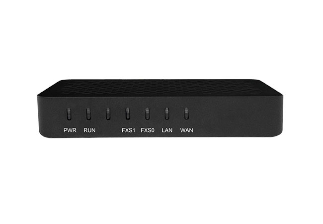 Аналоговый голсовой VoIP шлюз FXS Dinstar DAG1000-2S