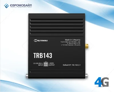 Промышленный 4G LTE шлюз (модем) Teltonika TRB143