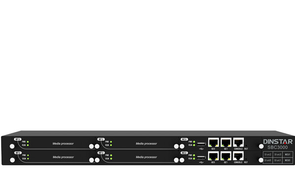 Пограничний Контролер Сесій SBC (Session Border Controller) Dinstar SBC3000-1000