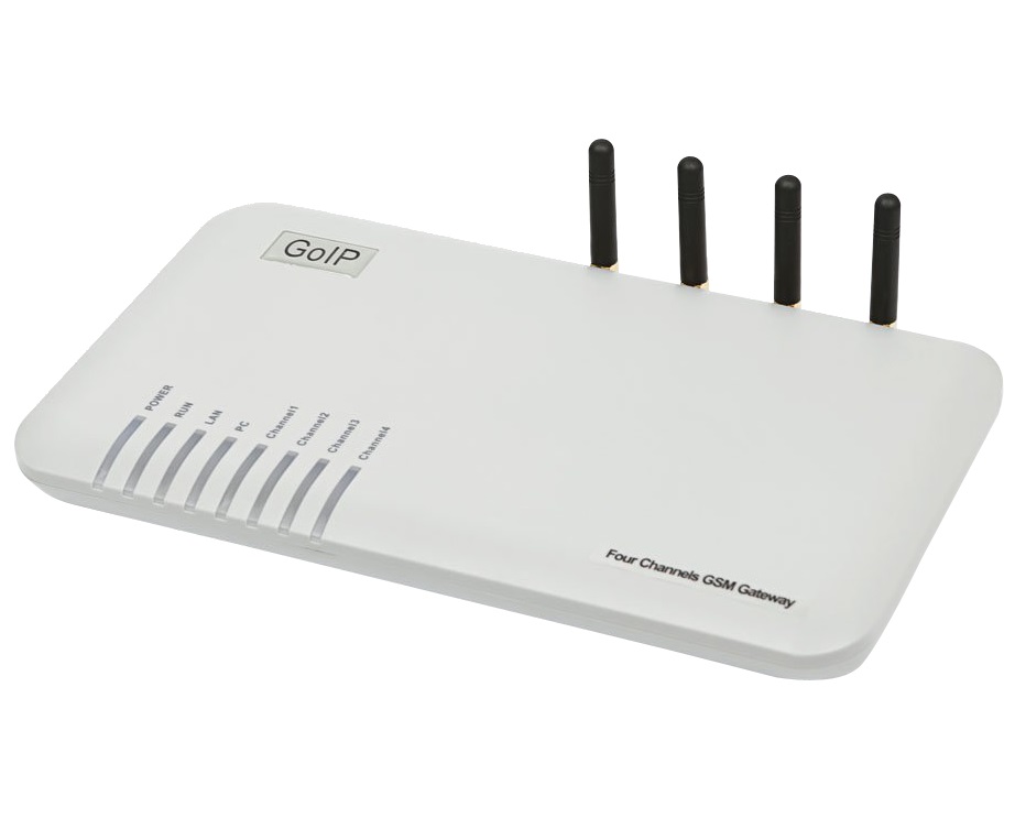 VoIP GSM шлюз HyberTone GoIP 4 (на 4 GSM канали)