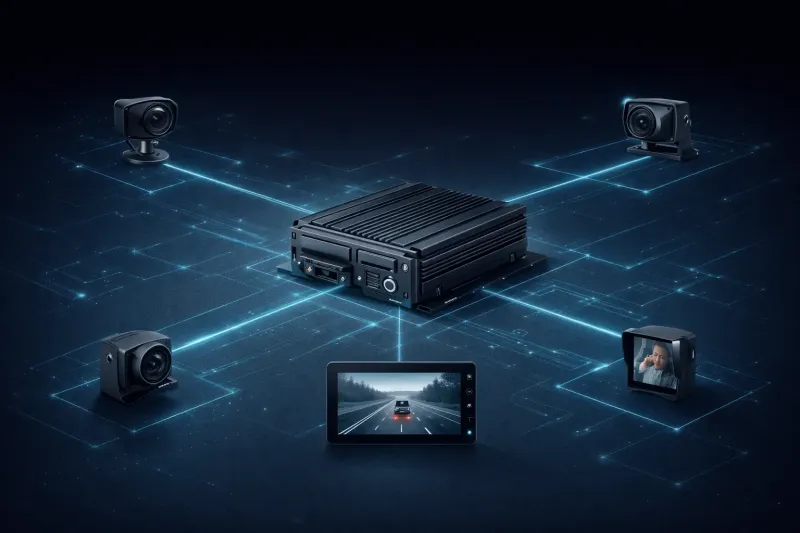 Архитектура системы ADAS и DMS на базе MDVR